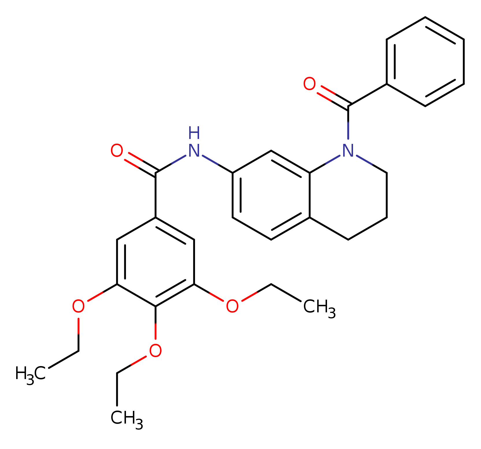 N-(1-benzoyl-1,2,3,4-tetrahydroquinolin-7-yl)-3,4,5-triethoxybenzamide