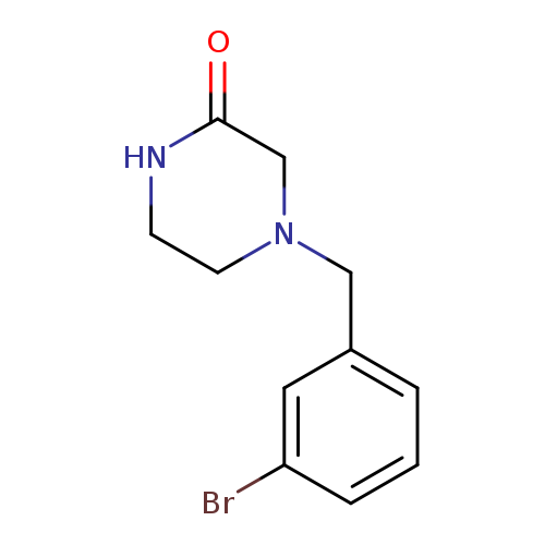 4-(3-BROMOBENZYL)PIPERAZIN-2-ONE