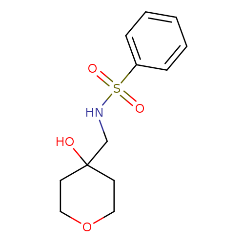 N-[(4-hydroxyoxan-4-yl)methyl]benzenesulfonamide