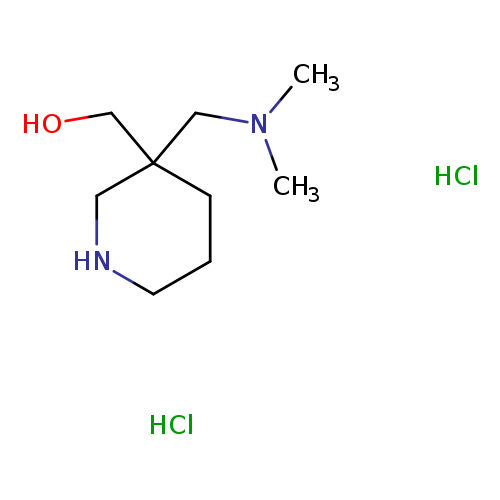 (3-((Dimethylamino)methyl)piperidin-3-yl)methanol dihydrochloride