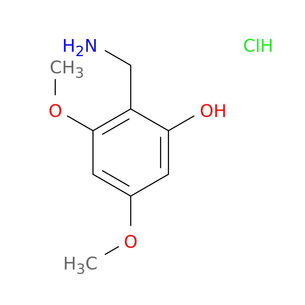 2-(aminomethyl)-3,5-dimethoxyphenol hydrochloride