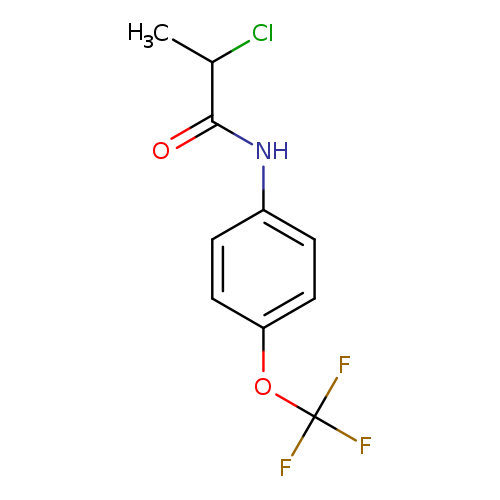 2-chloro-N-[4-(trifluoromethoxy)phenyl]propanamide
