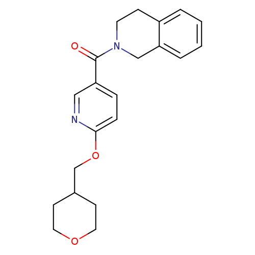2-{6-[(oxan-4-yl)methoxy]pyridine-3-carbonyl}-1,2,3,4-tetrahydroisoquinoline