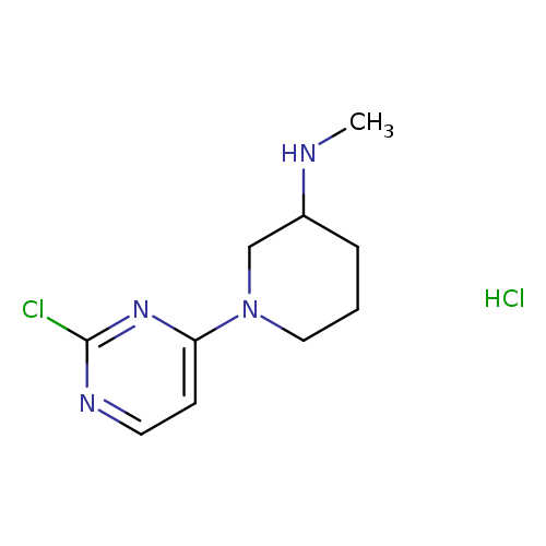 1-(2-Chloropyrimidin-4-yl)-N-methylpiperidin-3-amine hydrochloride