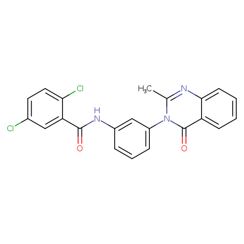 2,5-dichloro-N-[3-(2-methyl-4-oxo-3,4-dihydroquinazolin-3-yl)phenyl]benzamide