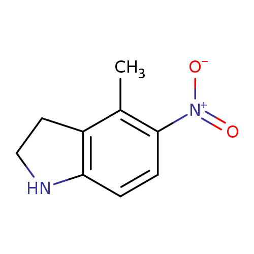 1H-Indole, 2,3-dihydro-4-methyl-5-nitro-