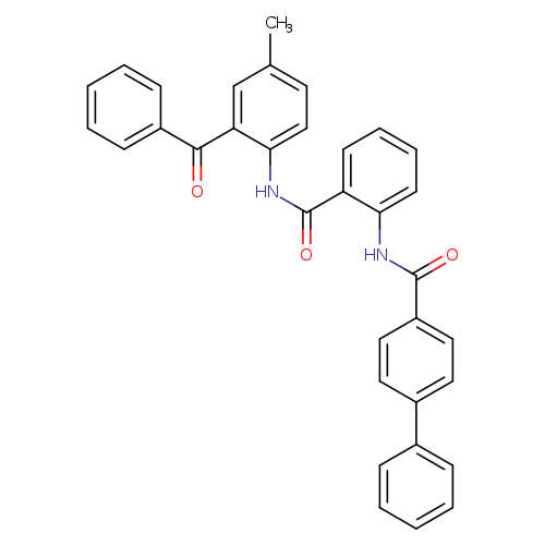 N-{2-[(2-benzoyl-4-methylphenyl)carbamoyl]phenyl}-[1,1'-biphenyl]-4-carboxamide