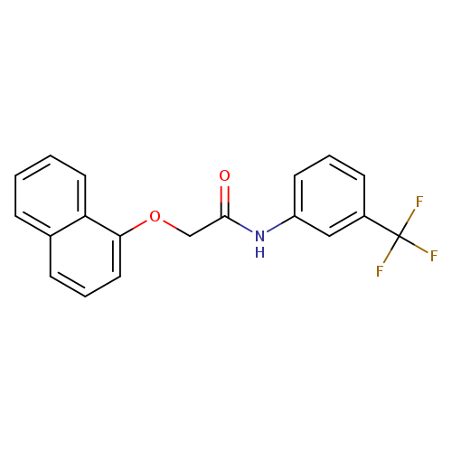 2-(Naphthalen-1-yloxy)-N-(3-(trifluoromethyl)phenyl)acetamide