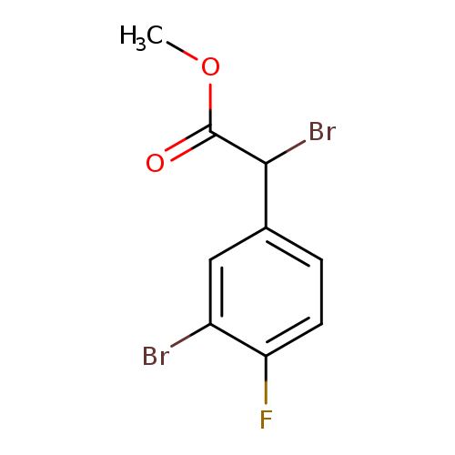 methyl 2-bromo-2-(3-bromo-4-fluorophenyl)acetate