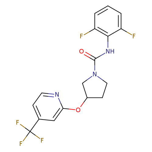 N-(2,6-difluorophenyl)-3-{[4-(trifluoromethyl)pyridin-2-yl]oxy}pyrrolidine-1-carboxamide