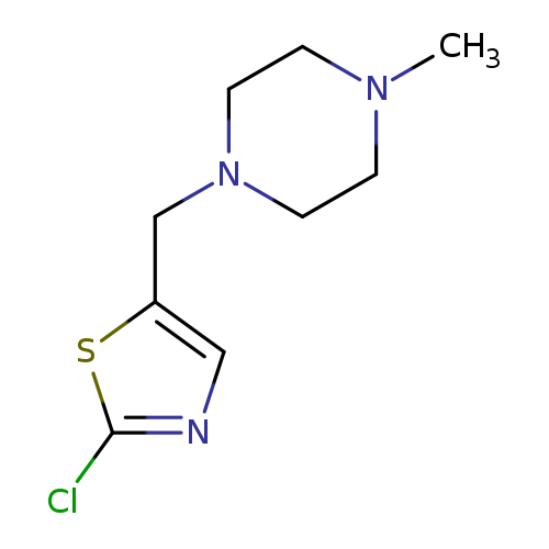 1-[(2-chloro-1,3-thiazol-5-yl)methyl]-4-methylpiperazine