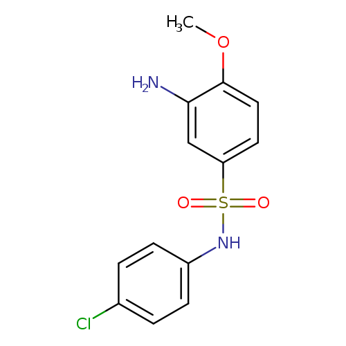 3-Amino-n-(4-chloro-phenyl)-4-methoxy-benzenesulfonamide