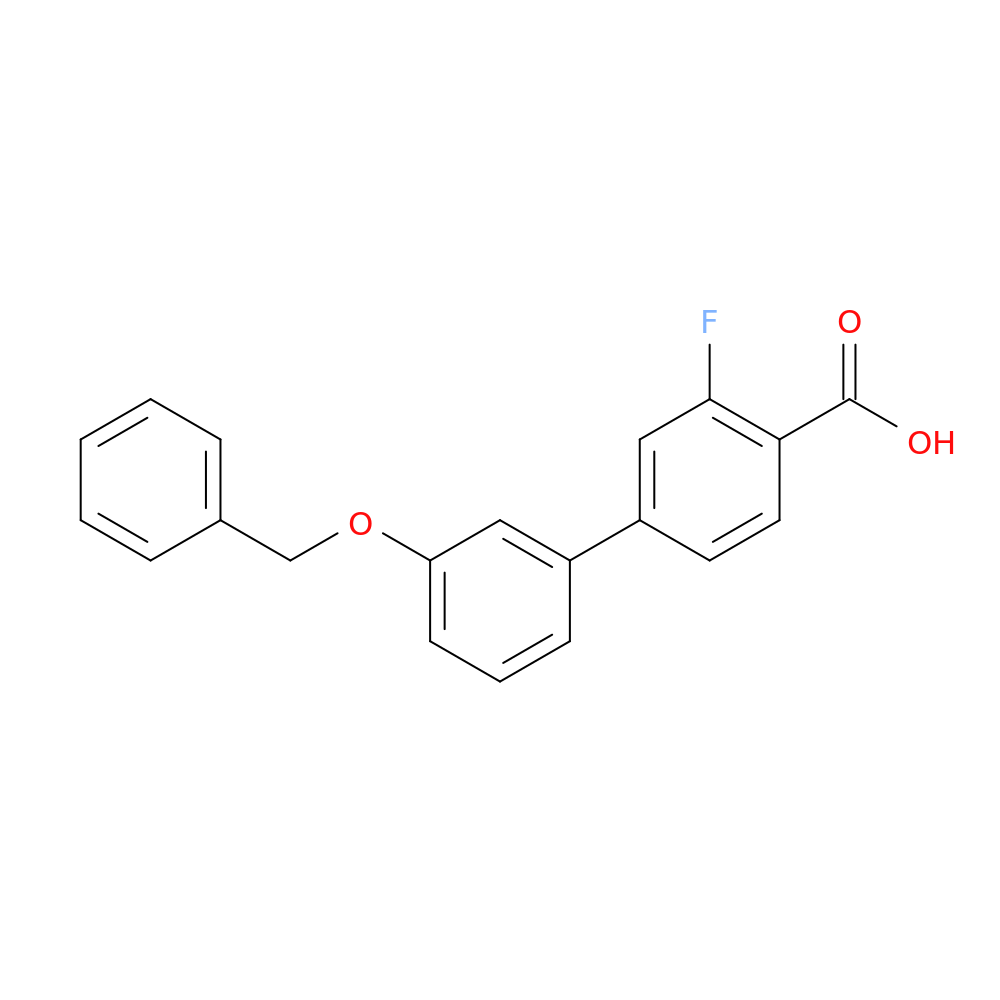 4-(3-Benzyloxyphenyl)-2-fluorobenzoic acid