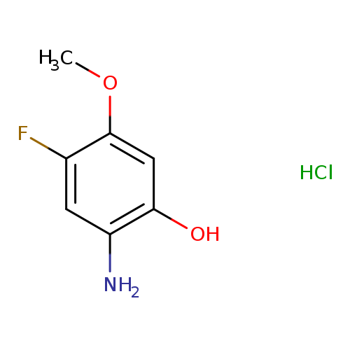 2-amino-4-fluoro-5-methoxyphenol hydrochloride