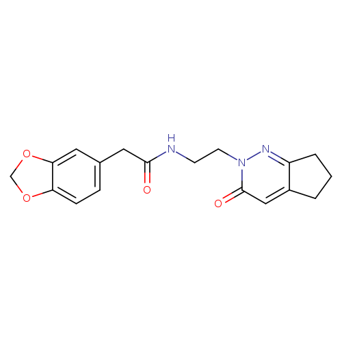 2-(2H-1,3-benzodioxol-5-yl)-N-(2-{3-oxo-2H,3H,5H,6H,7H-cyclopenta[c]pyridazin-2-yl}ethyl)acetamide
