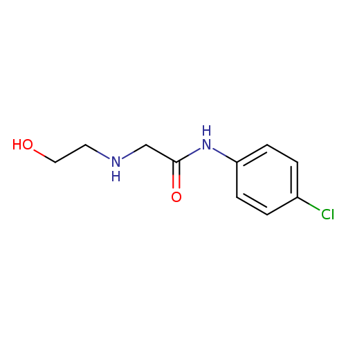 2-(2-Hydroxyethylamino)-n-(4-chlorophenyl)acetamide