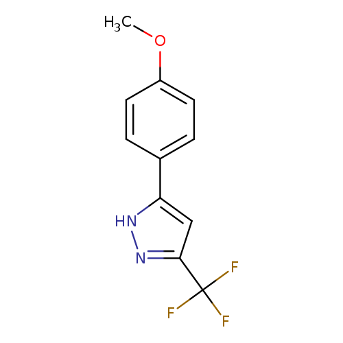 5-(TRIFLUOROMETHYL)-3-(4-METHOXYPHENYL)-1H-PYRAZOLE