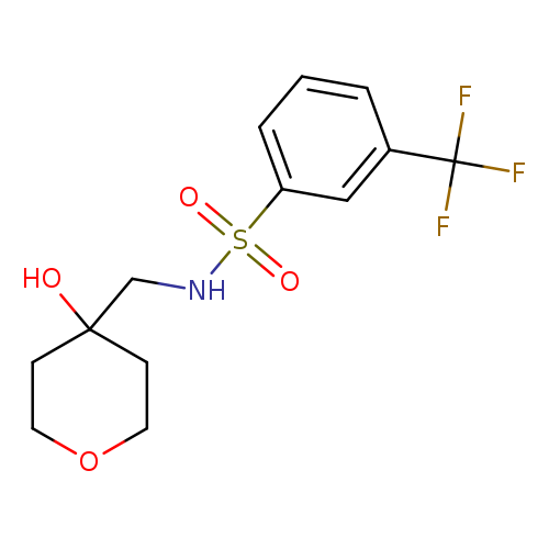 N-[(4-hydroxyoxan-4-yl)methyl]-3-(trifluoromethyl)benzene-1-sulfonamide