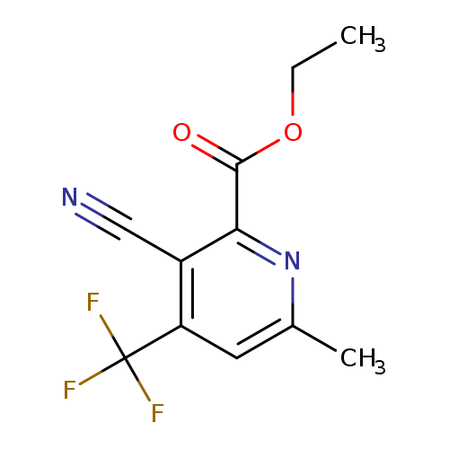 Ethyl 3-cyano-6-methyl-4-(trifluoromethyl)picolinate