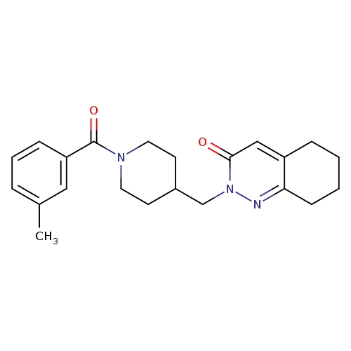 2-{[1-(3-methylbenzoyl)piperidin-4-yl]methyl}-2,3,5,6,7,8-hexahydrocinnolin-3-one