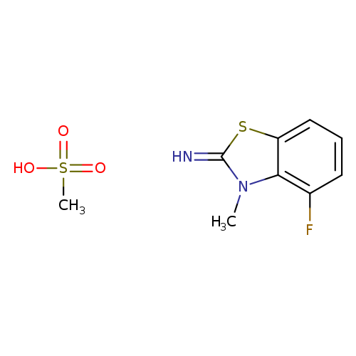 4-fluoro-3-methylbenzo[d]thiazol-2(3H)-imine methanesulfonate