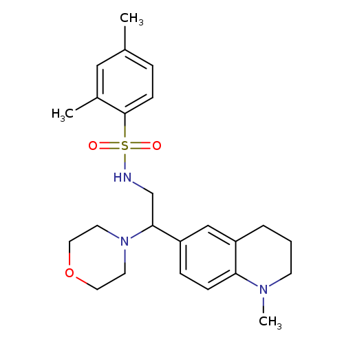 2,4-dimethyl-N-[2-(1-methyl-1,2,3,4-tetrahydroquinolin-6-yl)-2-(morpholin-4-yl)ethyl]benzene-1-sulfonamide