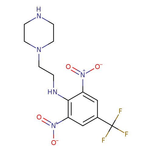 2,6-dinitro-N-[2-(piperazin-1-yl)ethyl]-4-(trifluoromethyl)aniline