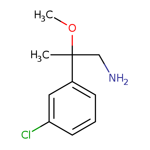 2-(3-chlorophenyl)-2-methoxypropan-1-amine