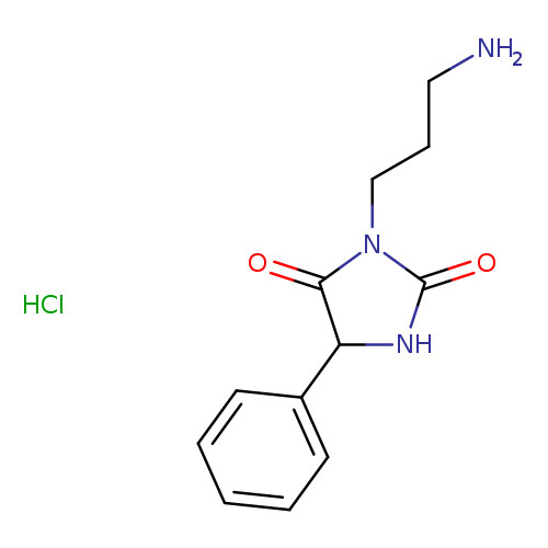 3-(3-aminopropyl)-5-phenylimidazolidine-2,4-dione hydrochloride