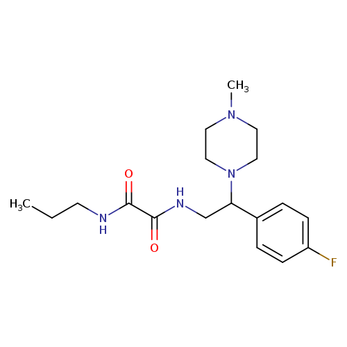 N'-[2-(4-fluorophenyl)-2-(4-methylpiperazin-1-yl)ethyl]-N-propylethanediamide
