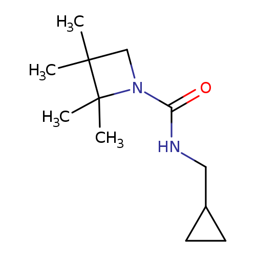 N-(cyclopropylmethyl)-2,2,3,3-tetramethylazetidine-1-carboxamide
