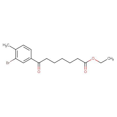 Ethyl 7-(3-bromo-4-methylphenyl)-7-oxoheptanoate