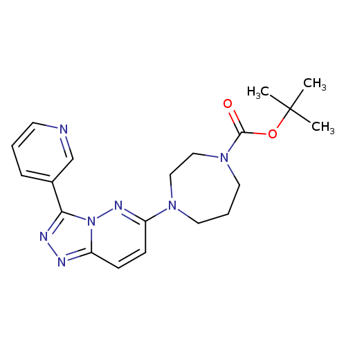 tert-butyl 4-[3-(pyridin-3-yl)-[1,2,4]triazolo[4,3-b]pyridazin-6-yl]-1,4-diazepane-1-carboxylate