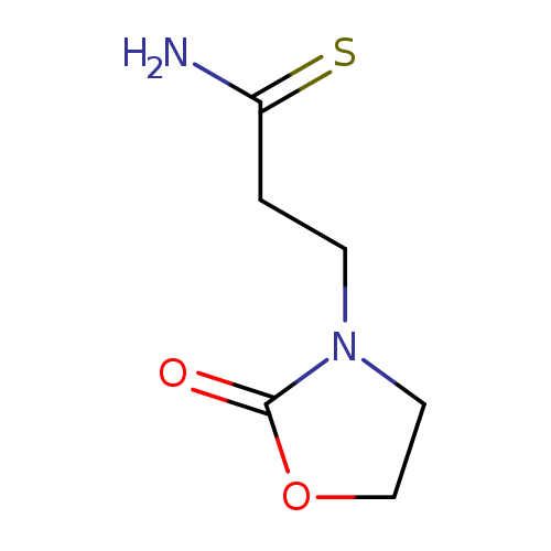 3-(2-oxo-1,3-oxazolidin-3-yl)propanethioamide