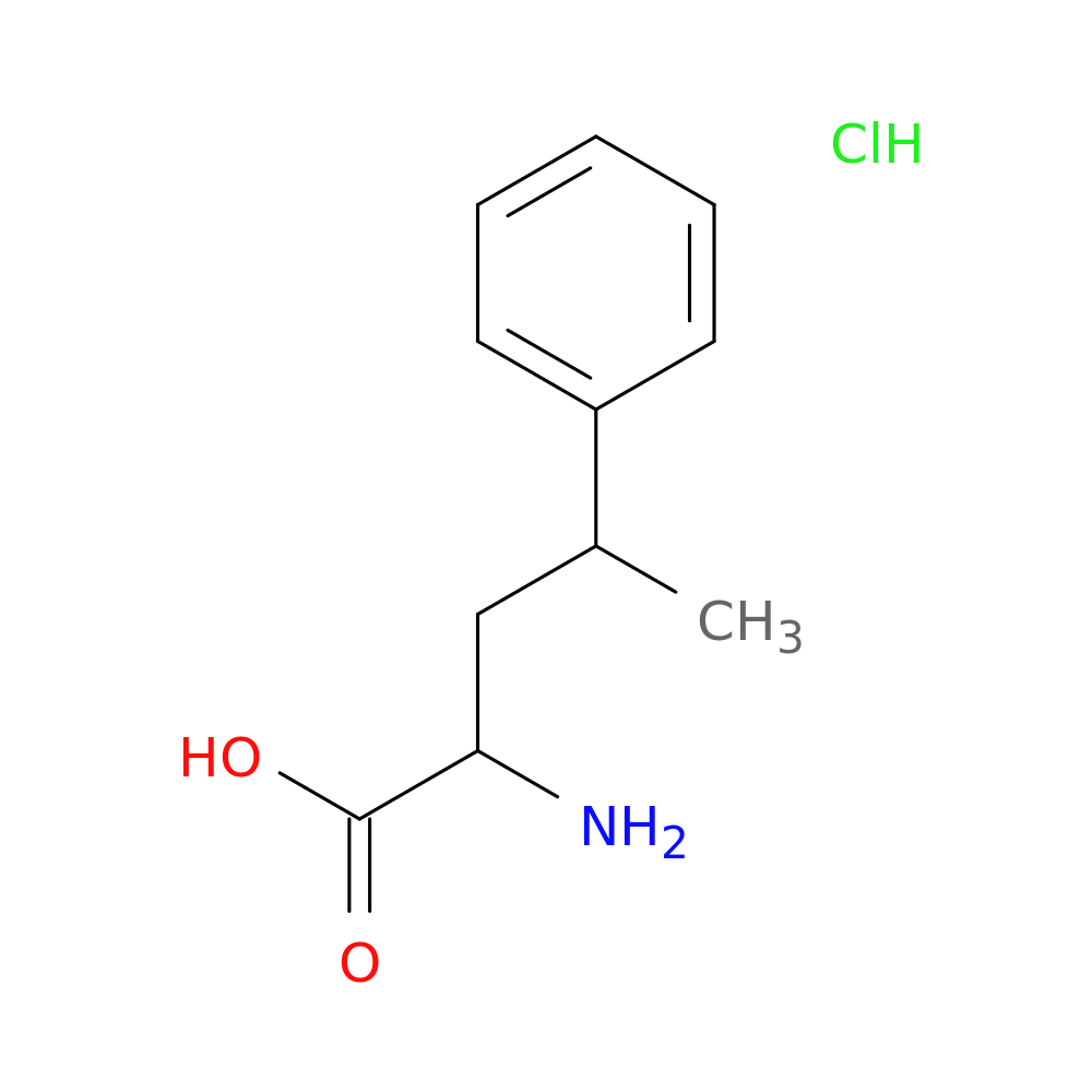 2-amino-4-phenylpentanoic acid hydrochloride
