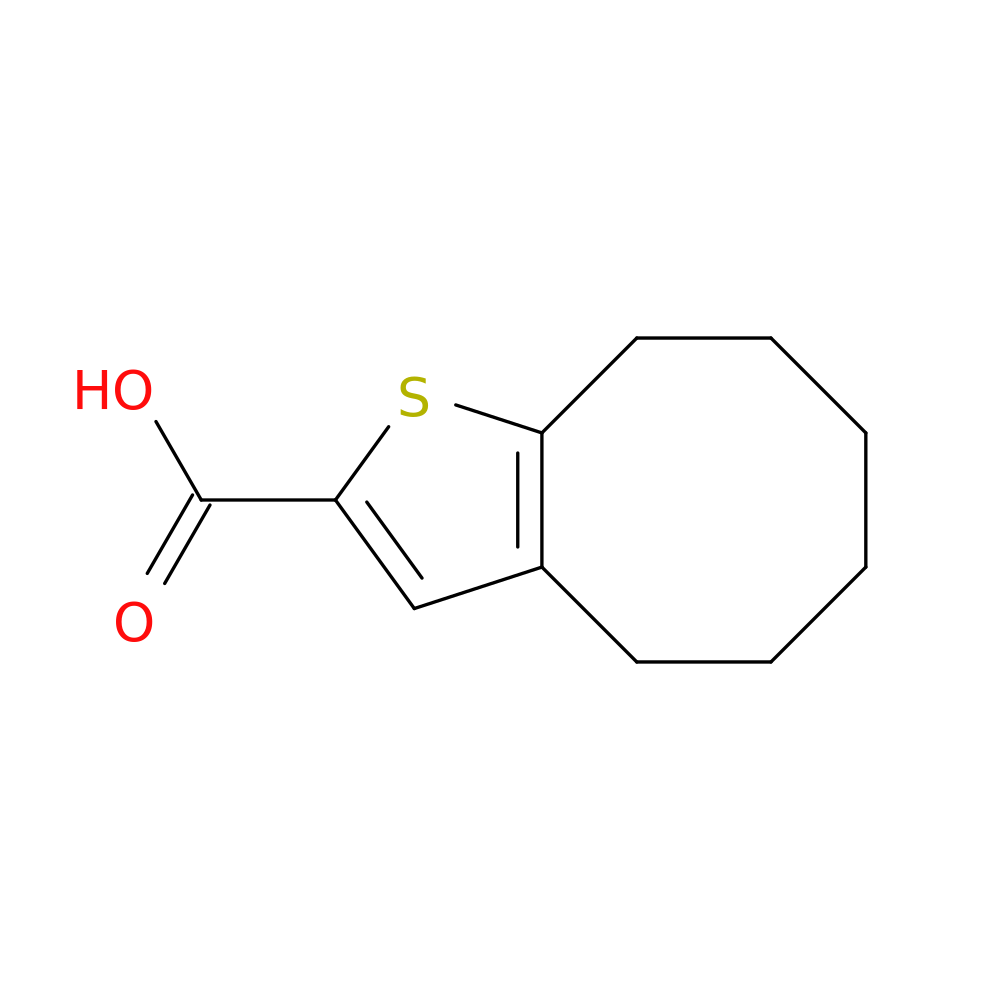 4,5,6,7,8,9-Hexahydrocycloocta[b]thiophene-2-carboxylic acid
