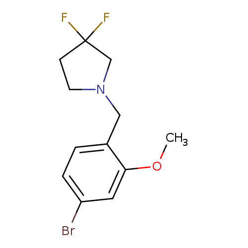 1-(4-Bromo-2-methoxy-benzyl)-3,3-difluoro-pyrrolidine