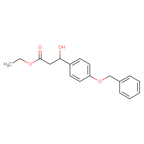 ethyl 3-[4-(benzyloxy)phenyl]-3-hydroxypropanoate