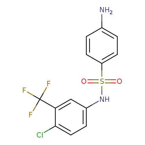 4-amino-N-[4-chloro-3-(trifluoromethyl)phenyl]benzene-1-sulfonamide