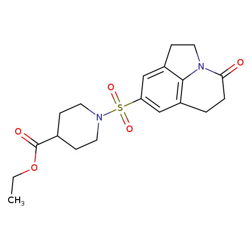 ethyl 1-({11-oxo-1-azatricyclo[6.3.1.0^{4,12}]dodeca-4(12),5,7-trien-6-yl}sulfonyl)piperidine-4-carboxylate