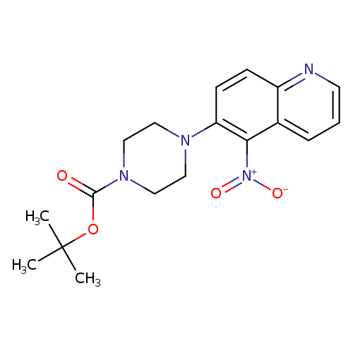 tert-Butyl 4-(5-nitroquinolin-6-yl)piperazine-1-carboxylate