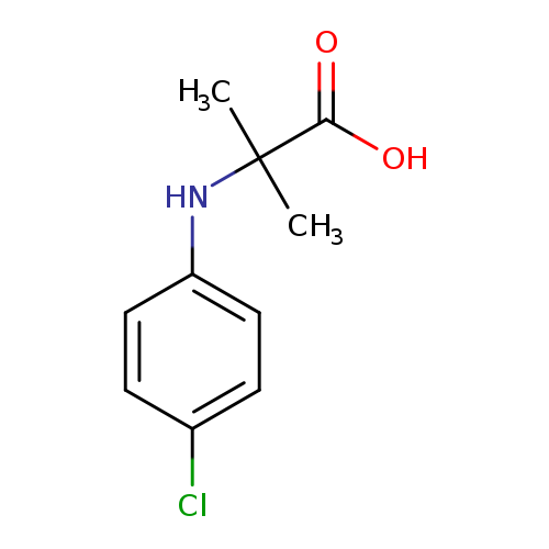 2-((4-Chlorophenyl)amino)-2-methylpropanoic acid