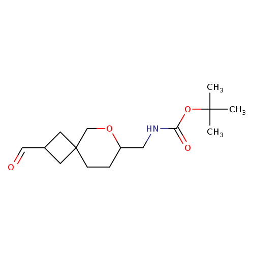 tert-butylN-({2-formyl-6-oxaspiro[3.5]nonan-7-yl}methyl)carbamate