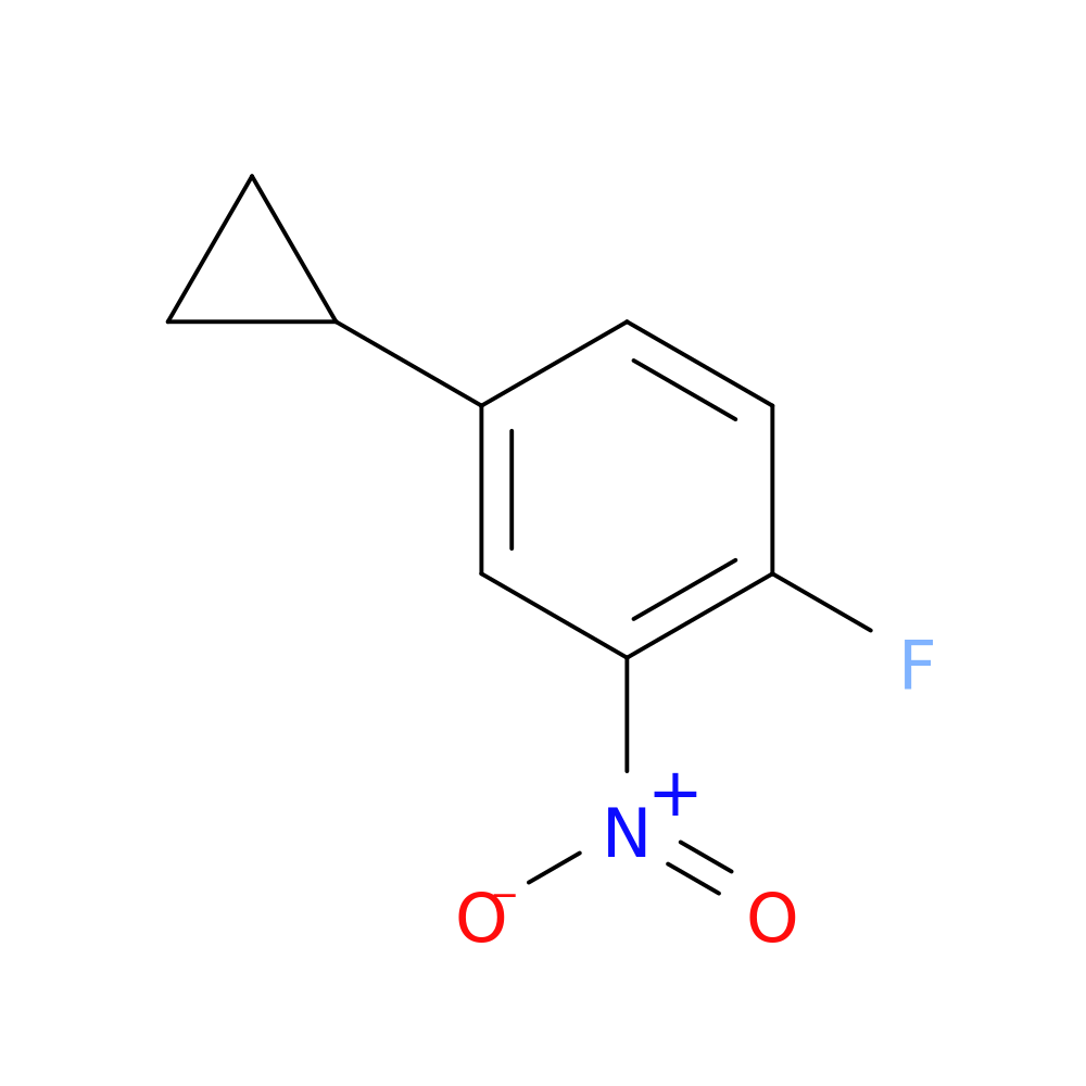4-Cyclopropyl-1-Fluoro-2-Nitrobenzene