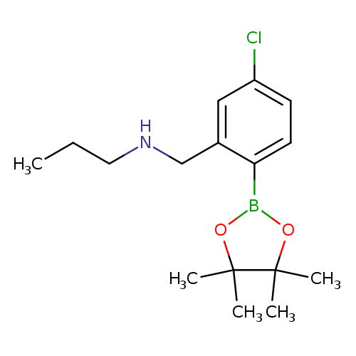 4-Chloro-2-(N-propylaminomethyl)phenylboronic acid, pinacol ester