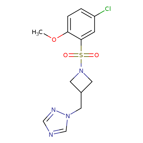 1-{[1-(5-chloro-2-methoxybenzenesulfonyl)azetidin-3-yl]methyl}-1H-1,2,4-triazole