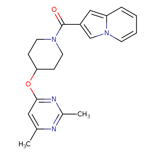 2-{4-[(2,6-dimethylpyrimidin-4-yl)oxy]piperidine-1-carbonyl}indolizine