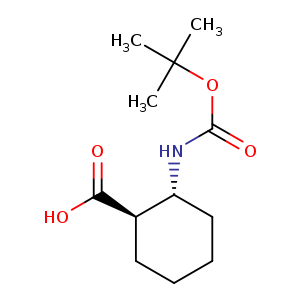 Cyclohexanecarboxylic acid, 2-[[(1,1-dimethylethoxy)carbonyl]amino]-, (1R,2R)-rel-