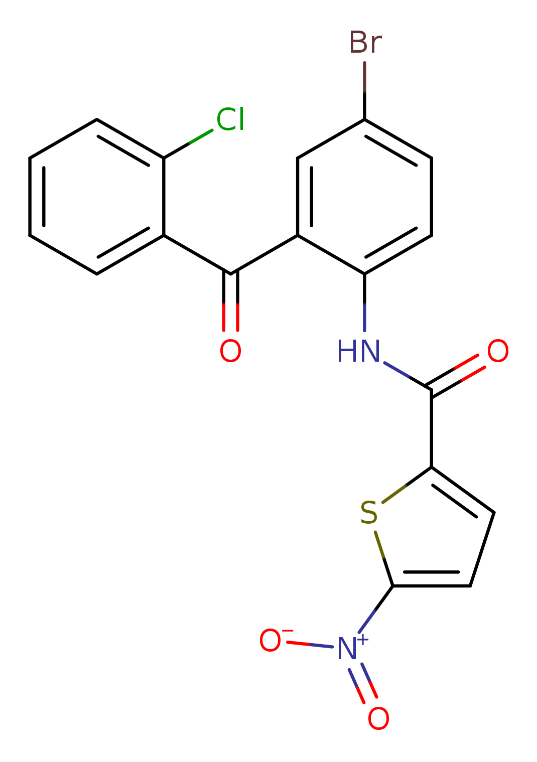 N-[4-bromo-2-(2-chlorobenzoyl)phenyl]-5-nitrothiophene-2-carboxamide