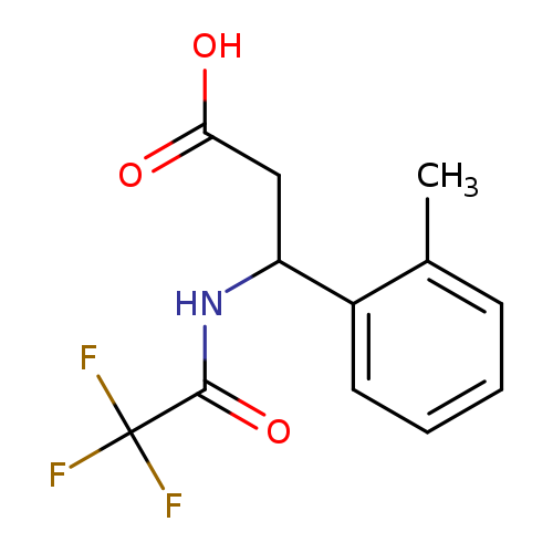 3-(2-methylphenyl)-3-(2,2,2-trifluoroacetamido)propanoic acid